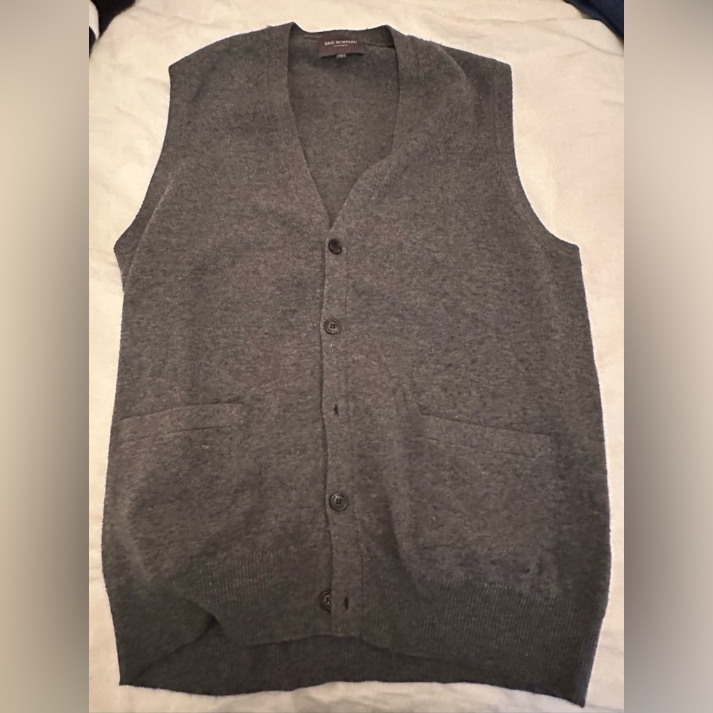 Eric bompard  sleeveless cashmere sweater vest